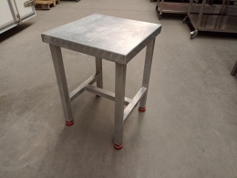 Aluminum side table